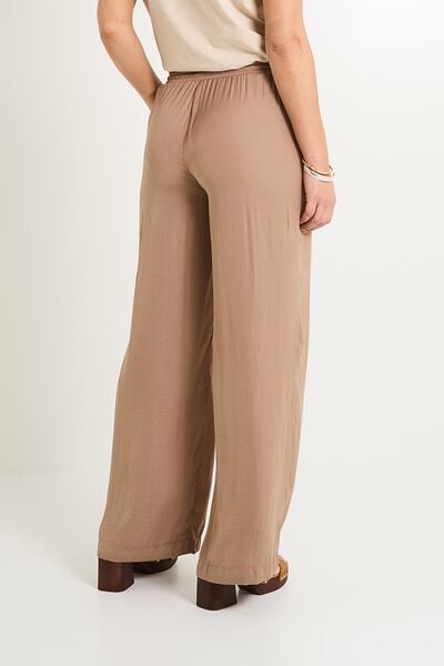 Pantalon large fluide femme