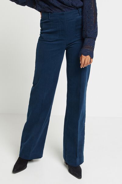 Pantalon en velours femme
