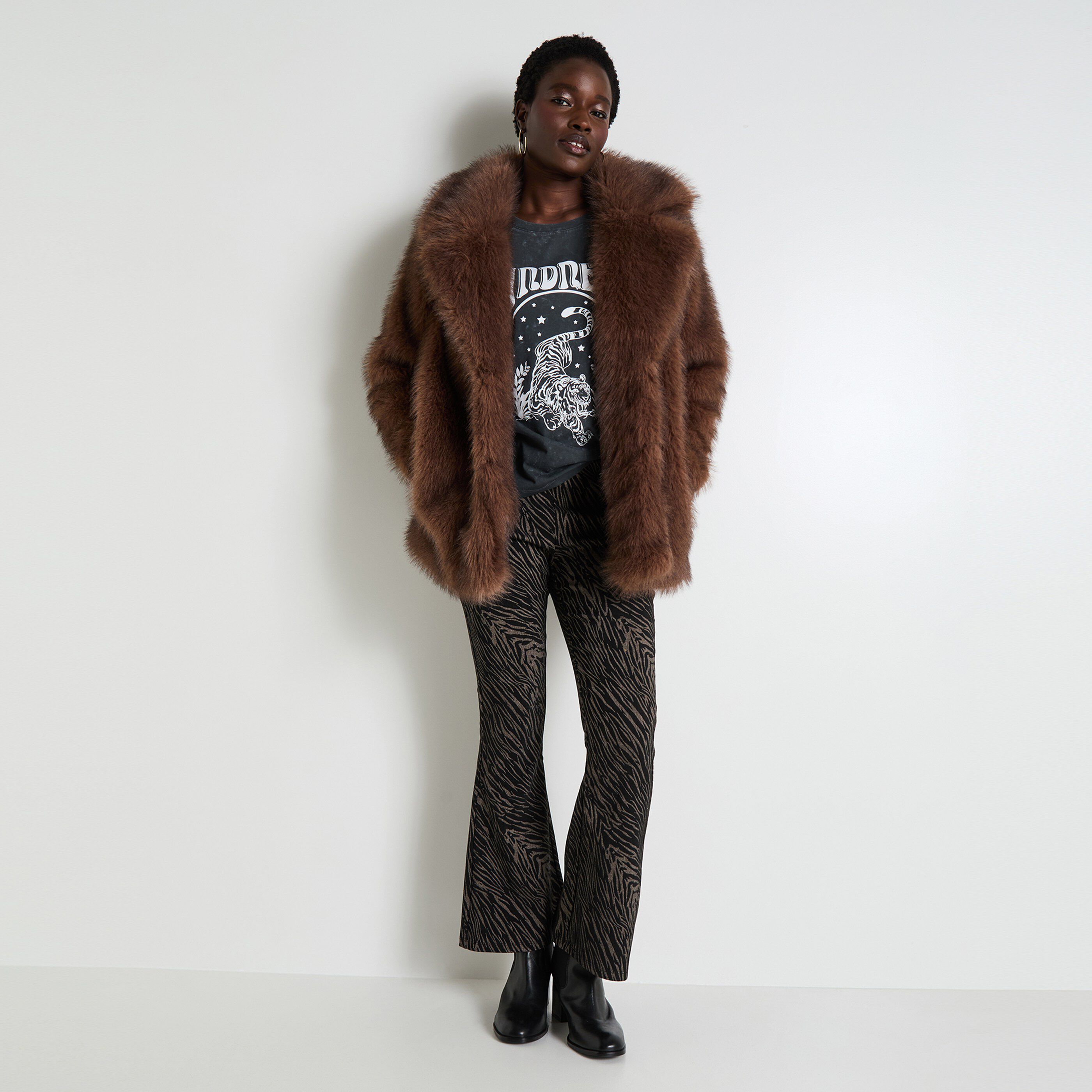 T-shirt col rond femme