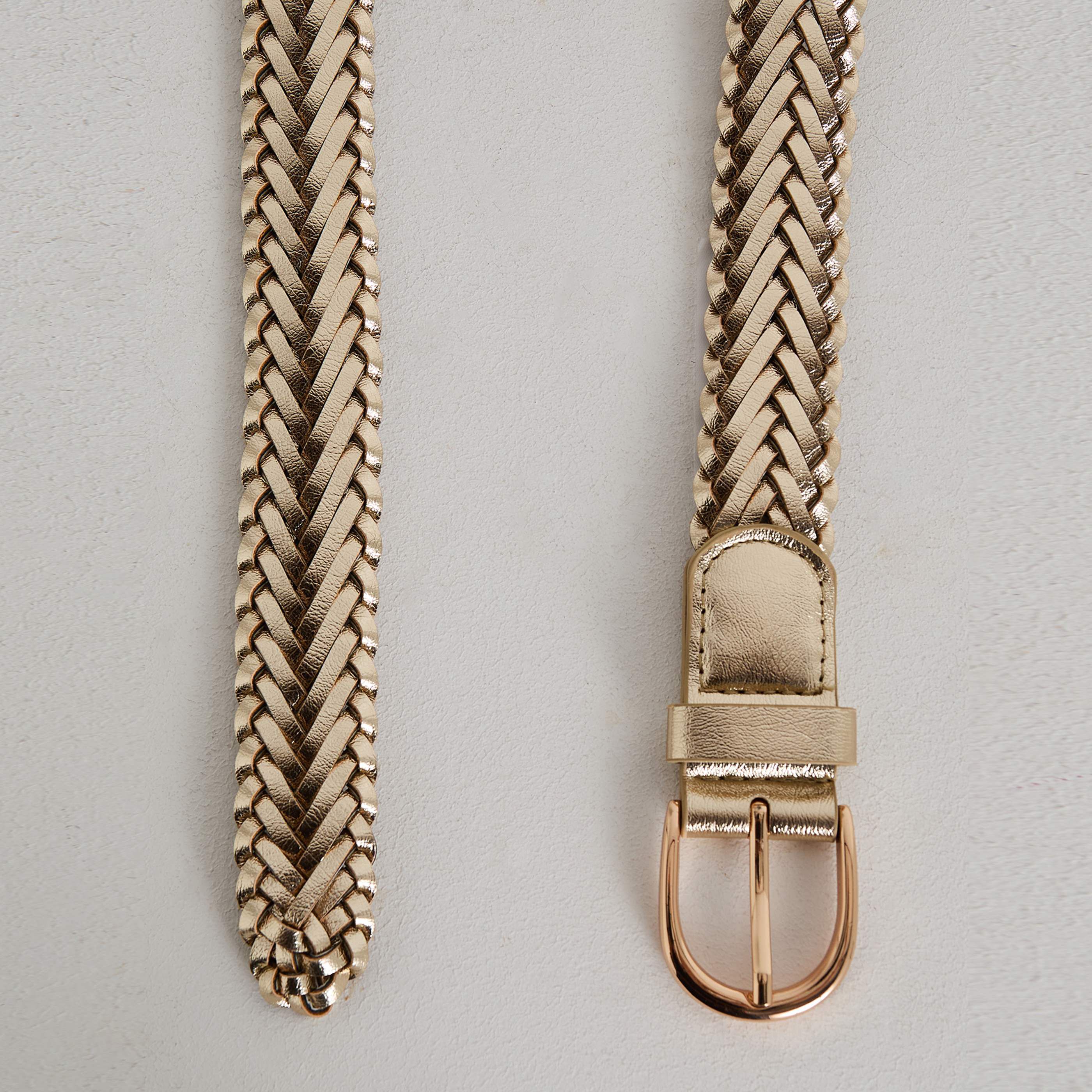 Ceinture tress&eacute;e femme