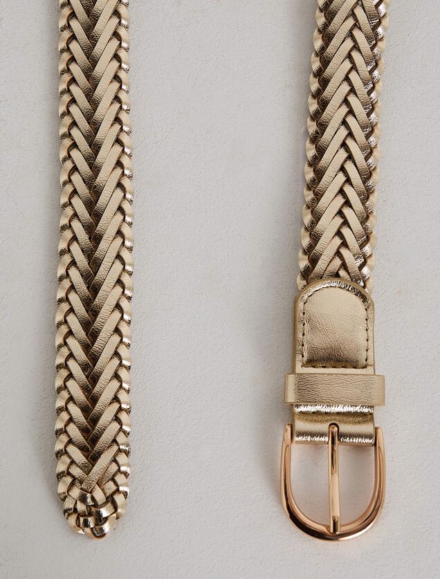 Ceinture tressée femme