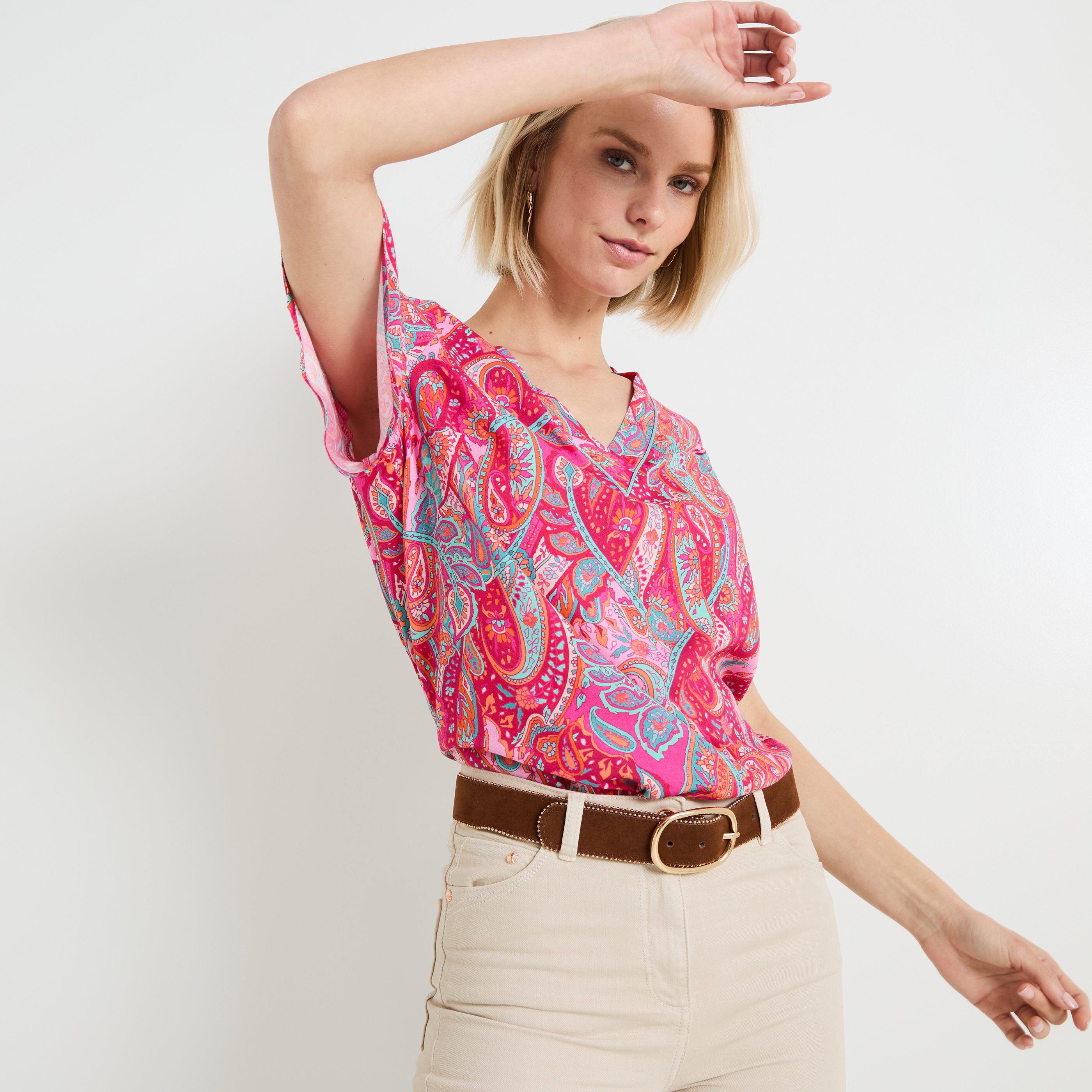 Blouse imprimee femme IMPRIME Graindemalice