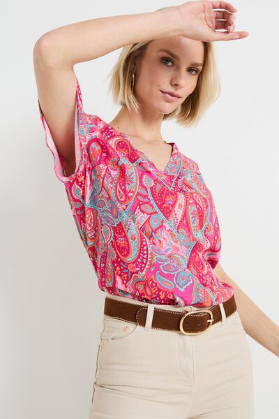 Blouse imprimée femme