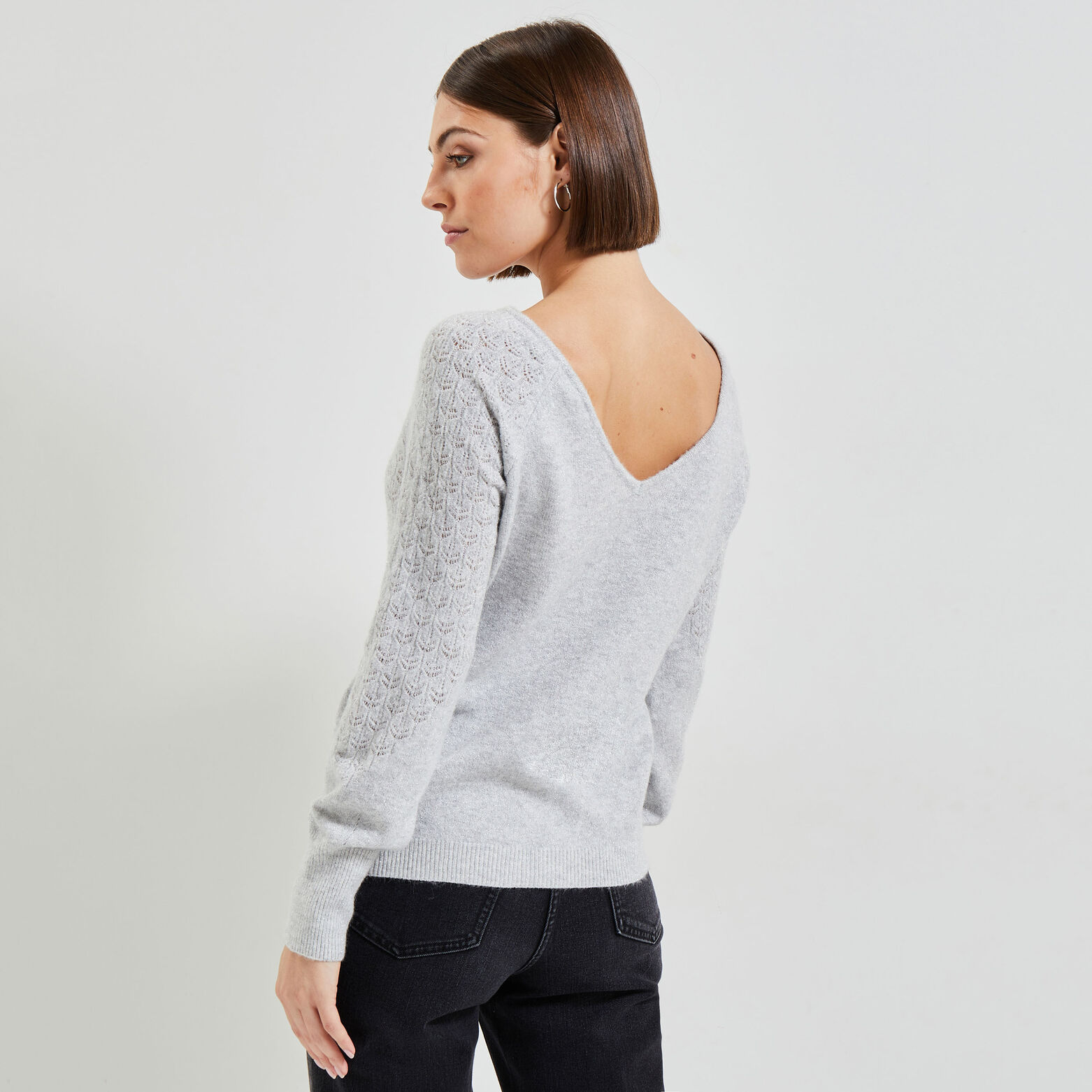 Pull jeux de points femme