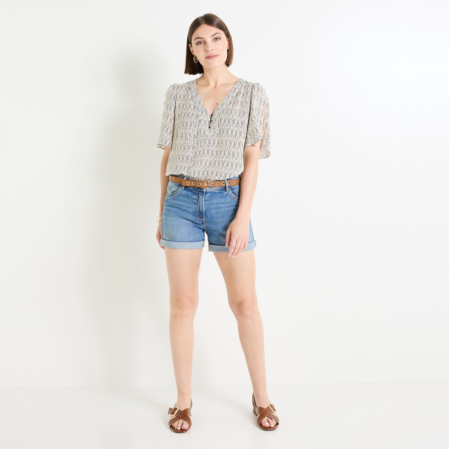 Blouse imprimée femme