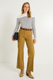 Pull col montant femme