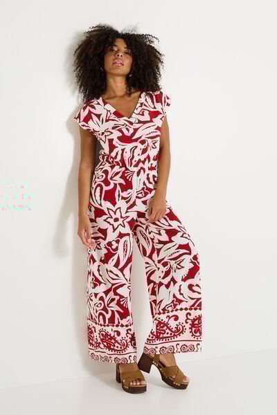Combinaison longue imprimée femme