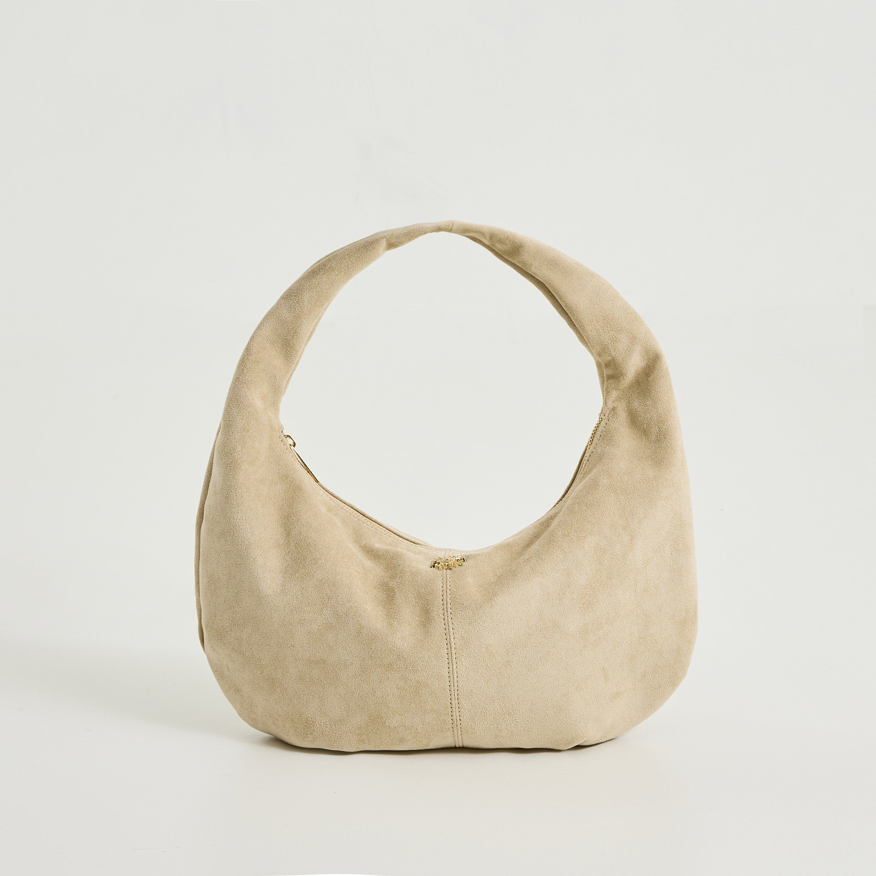 Sac demi-lune d&eacute;tail soleil femme