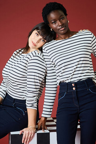 T-shirt marinière femme