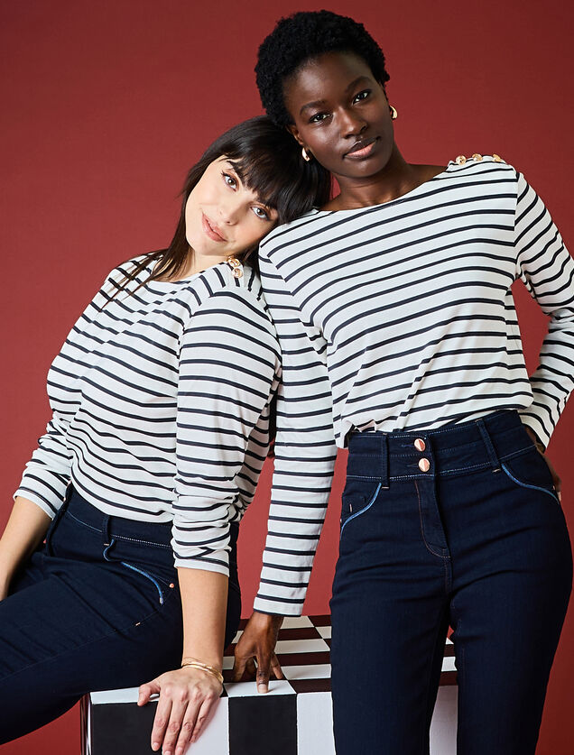 T-shirt marinière femme