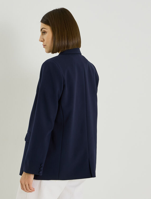Blazer oversize uni femme
