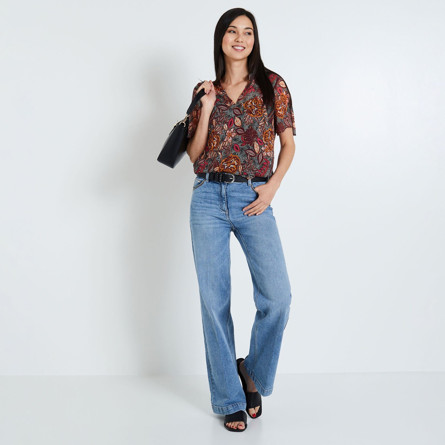 Blouse imprimée femme