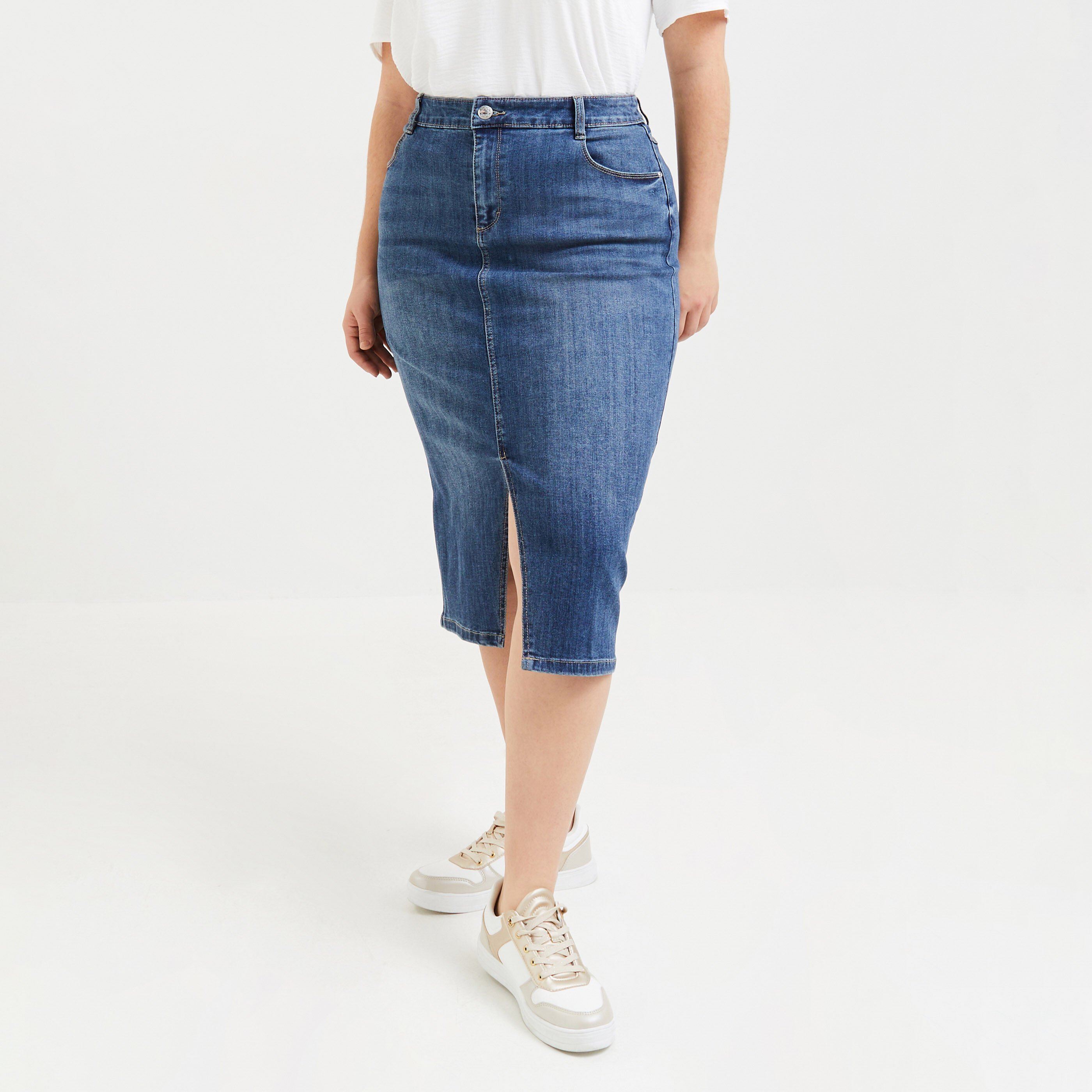 Jupe en jean taille 48 outlet