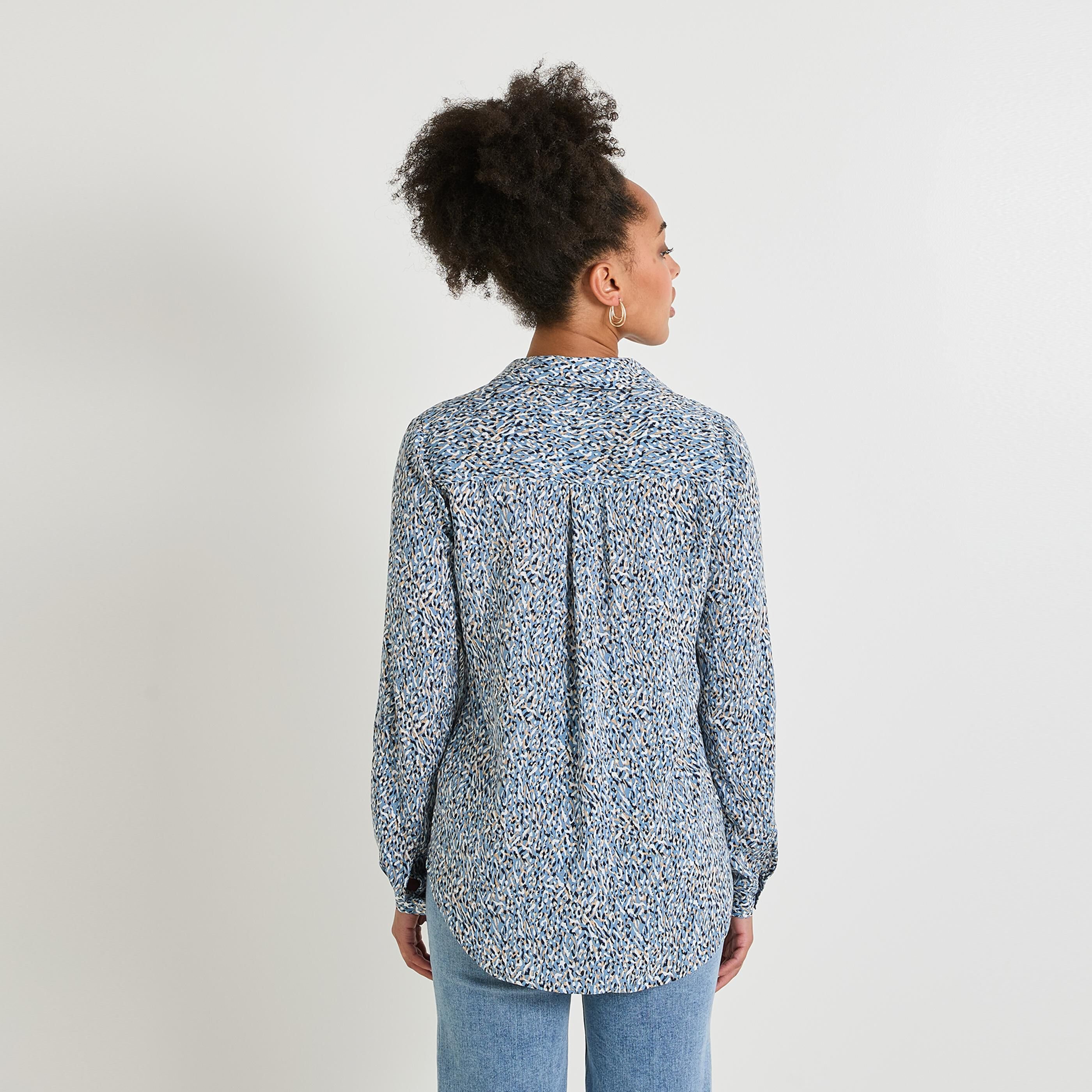 Blouse manches longues femme