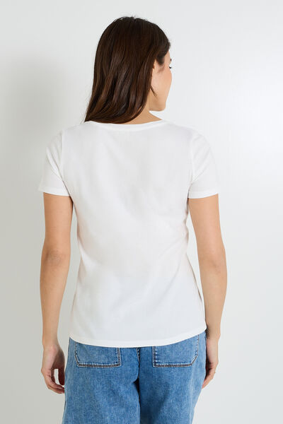 T-shirt col rond femme
