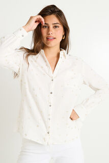 Chemise en gaze de coton femme