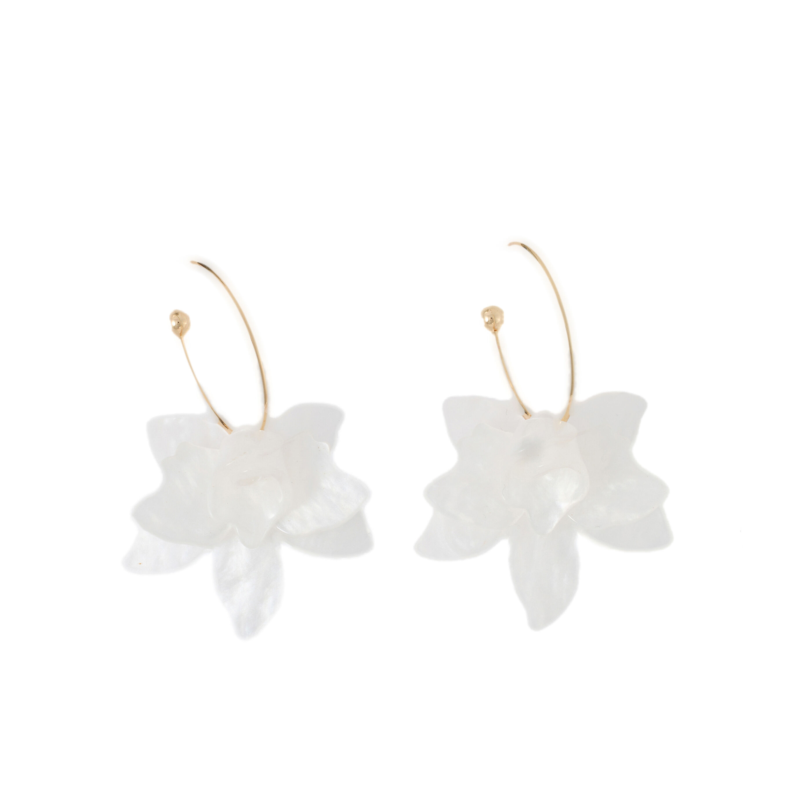 Cr&eacute;oles grande fleur r&eacute;sine femme