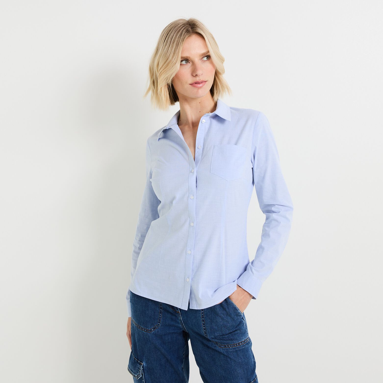 Chemise manches longues femme