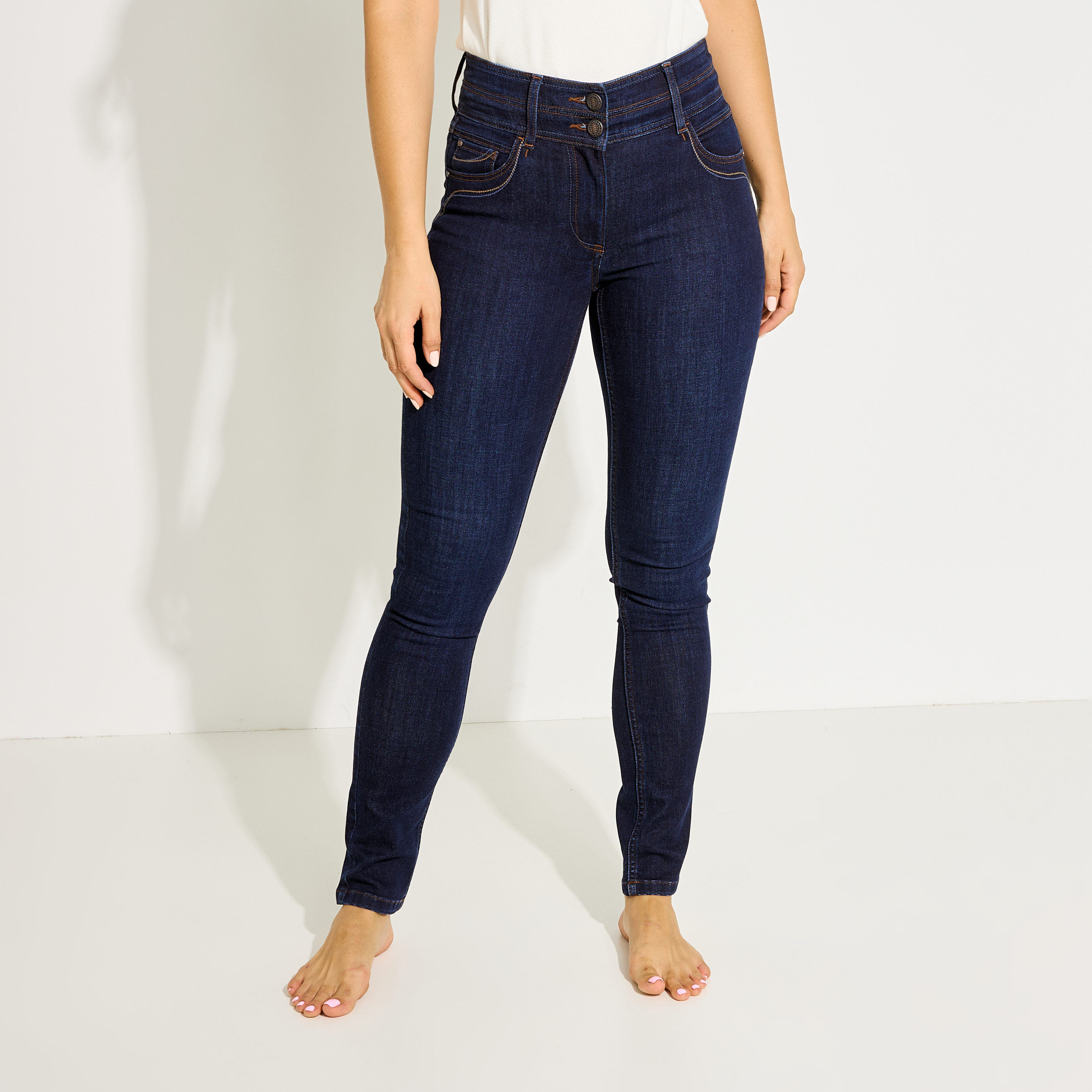 Jean slim taille haute MILAN S02 femme