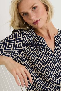 Robe col V femme