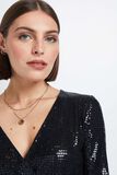 Robe à paillettes femme