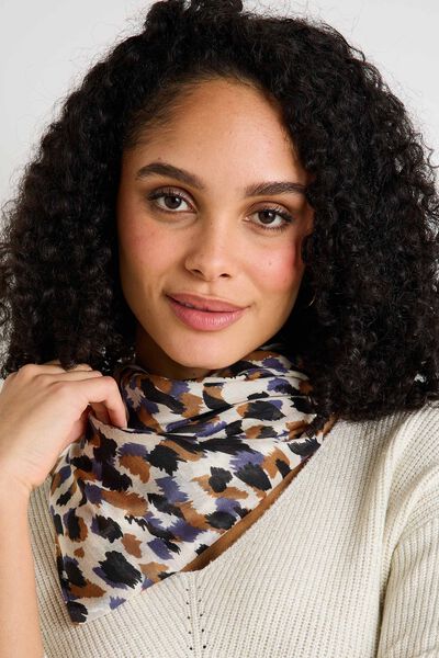Etole longue imprimée femme