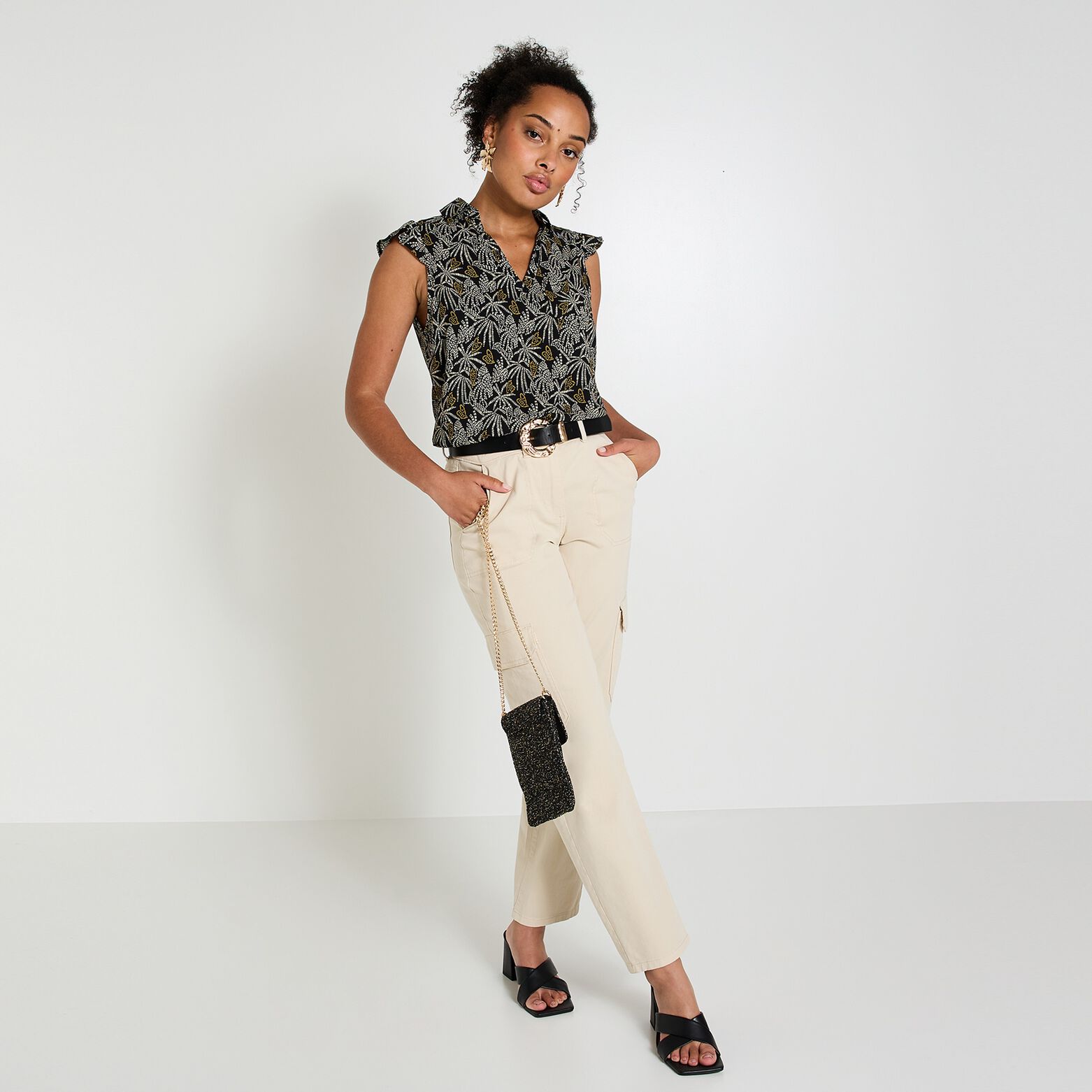 Blouse imprimée femme