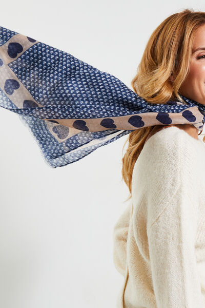 Foulard imprimé femme