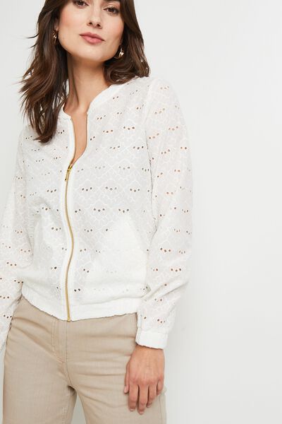 Bomber en dentelle femme