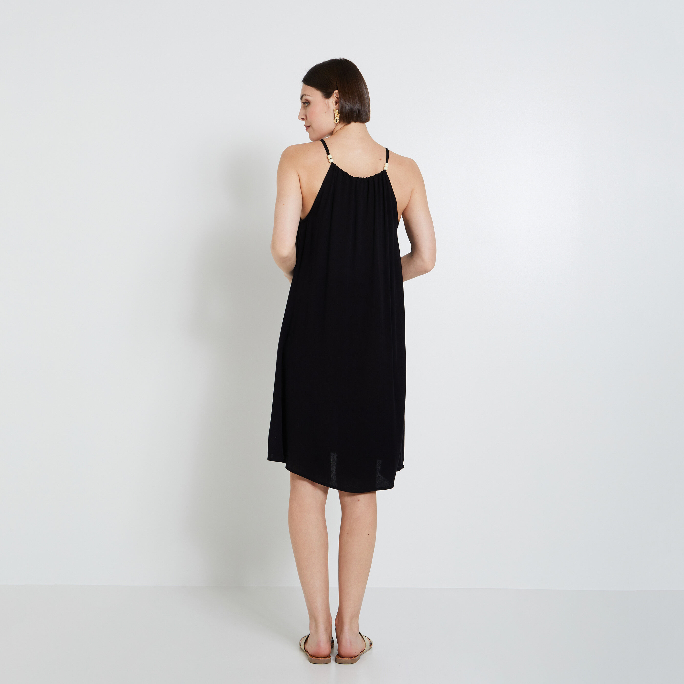 Robe fluide femme NOIR Graindemalice