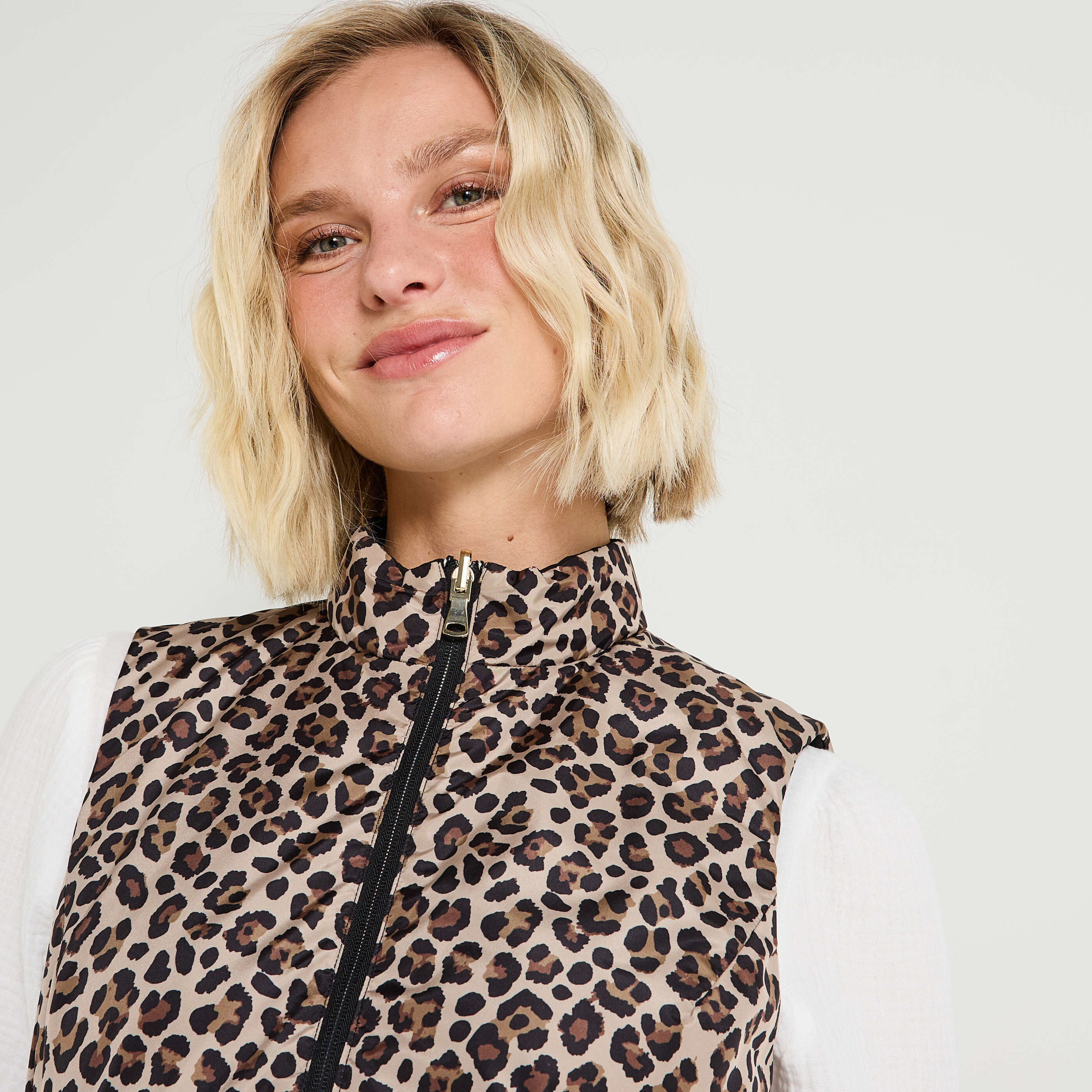 Doudoune sans manches r&eacute;versible femme