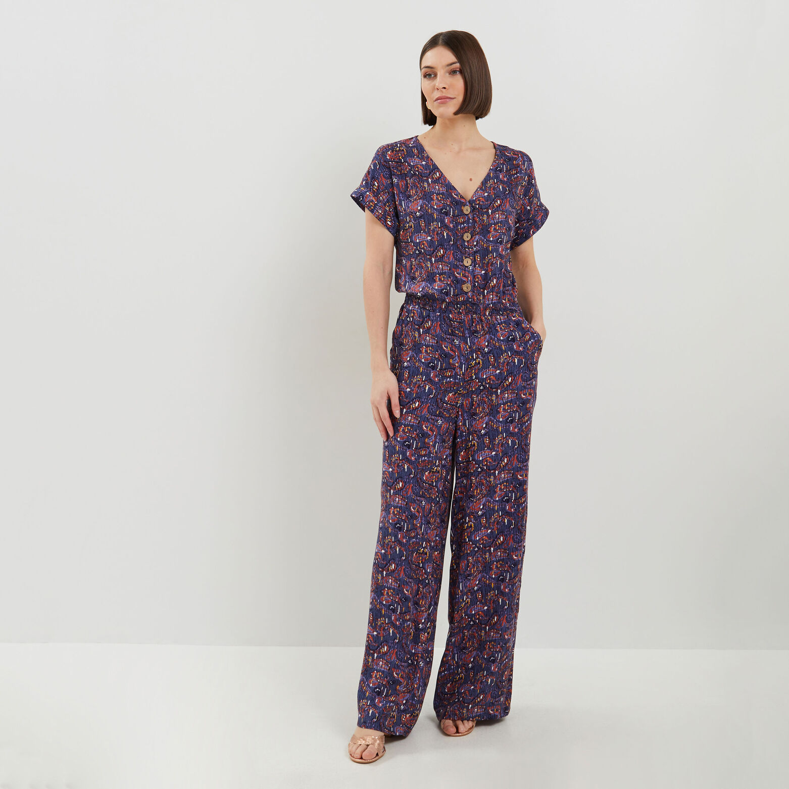 Combinaison imprimée femme