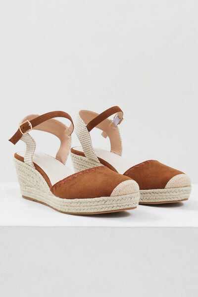 Sandale compensée femme