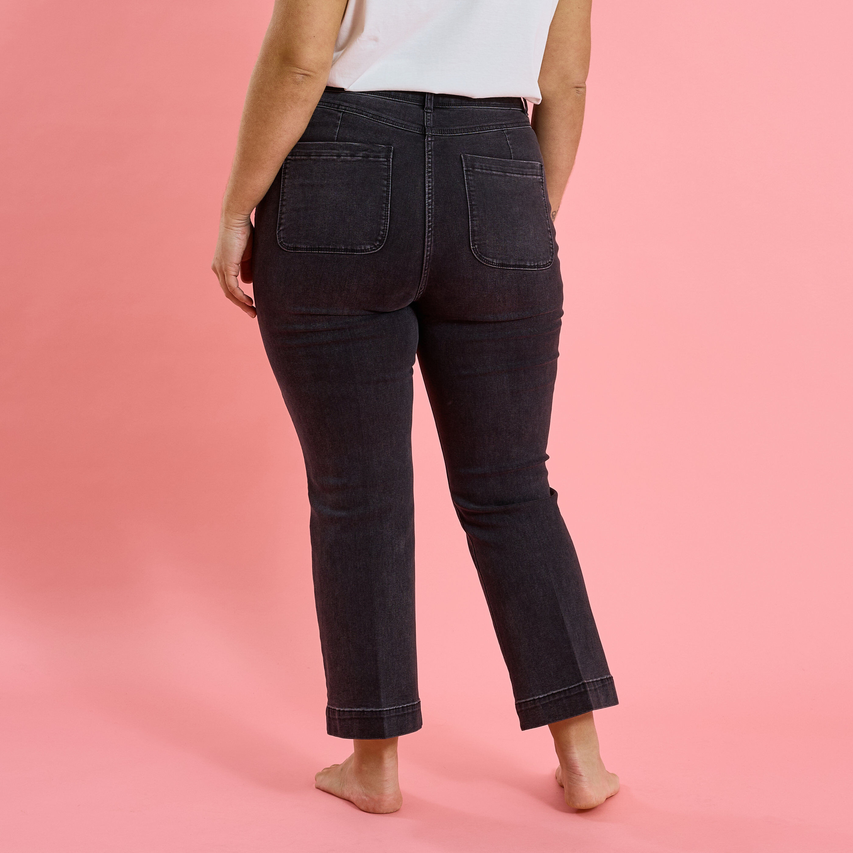 Jean bootcut raccourci TROPEZ RB02 femme