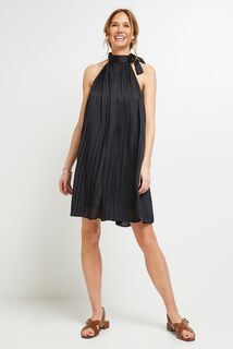 Robe satinée femme