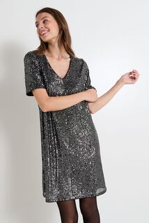 Robe col V femme