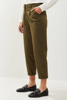 Pantalon chino raccourci femme