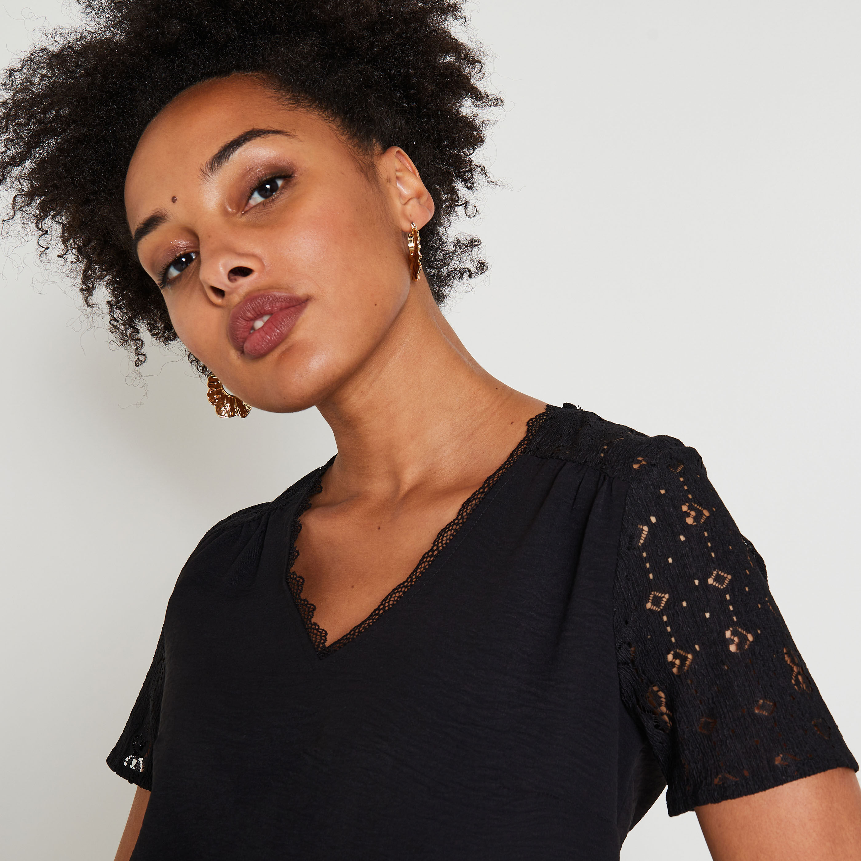 Blouse broderie femme