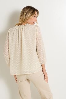 Blouse en jacquard femme