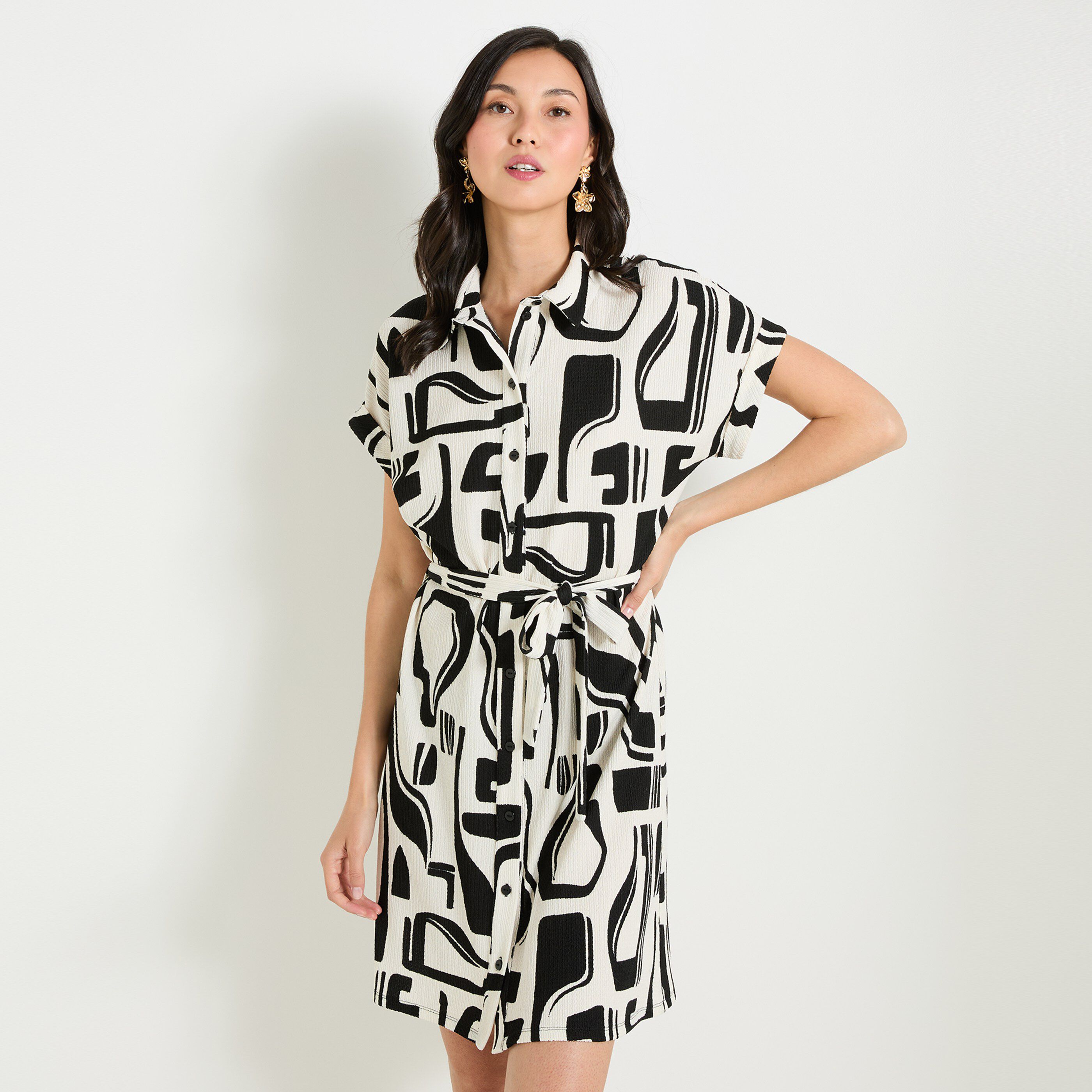 Robe imprim&eacute;e femme