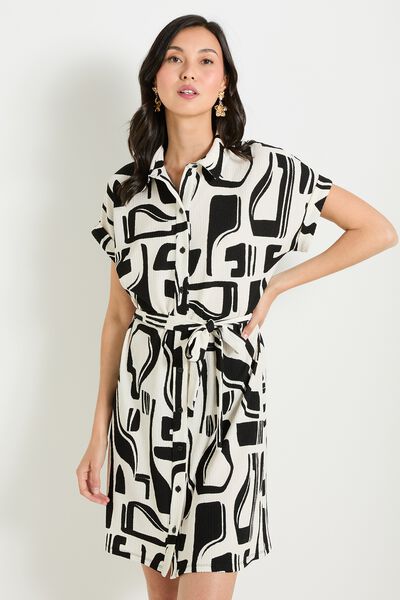 Robe imprimée femme
