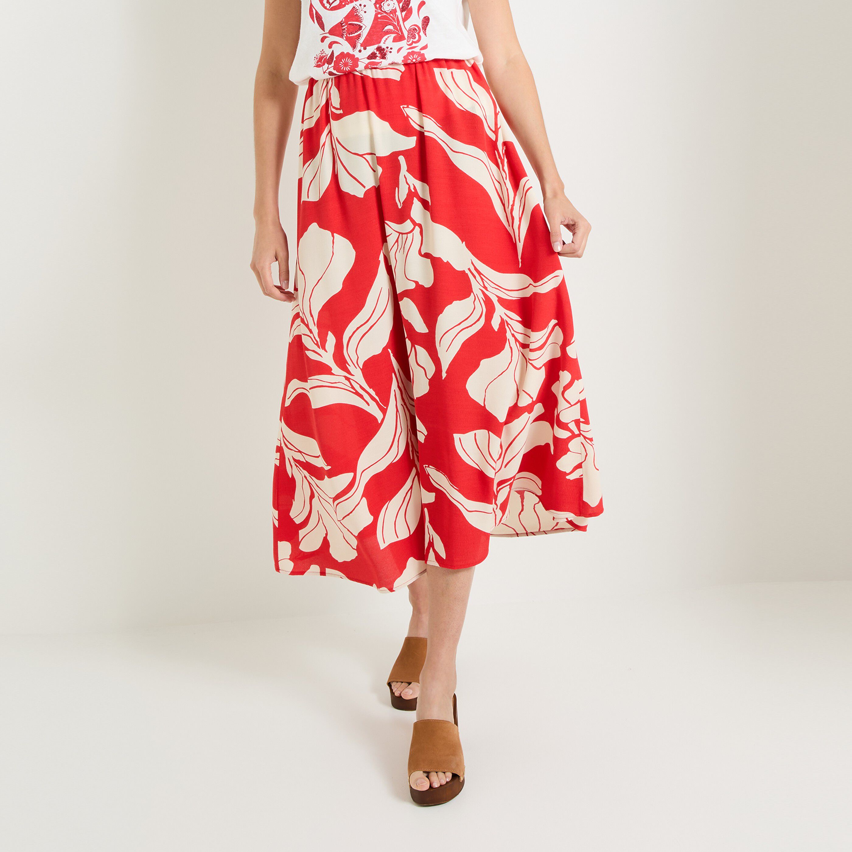 Jupe imprim&eacute;e femme