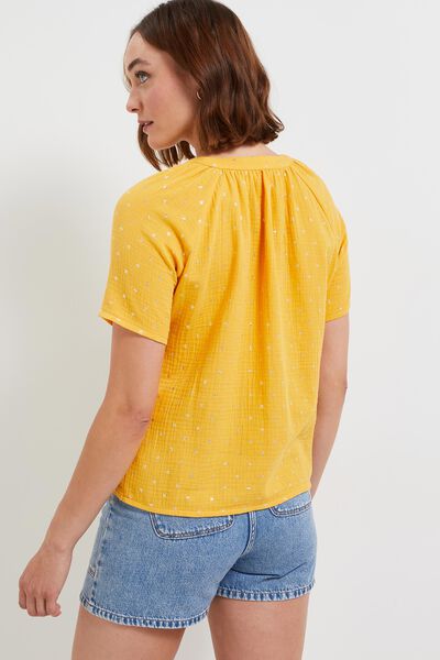 Blouse en gaze de coton 