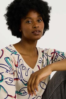 T-shirt manches 3/4 femme