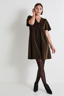 Robe maille manches courtes femme