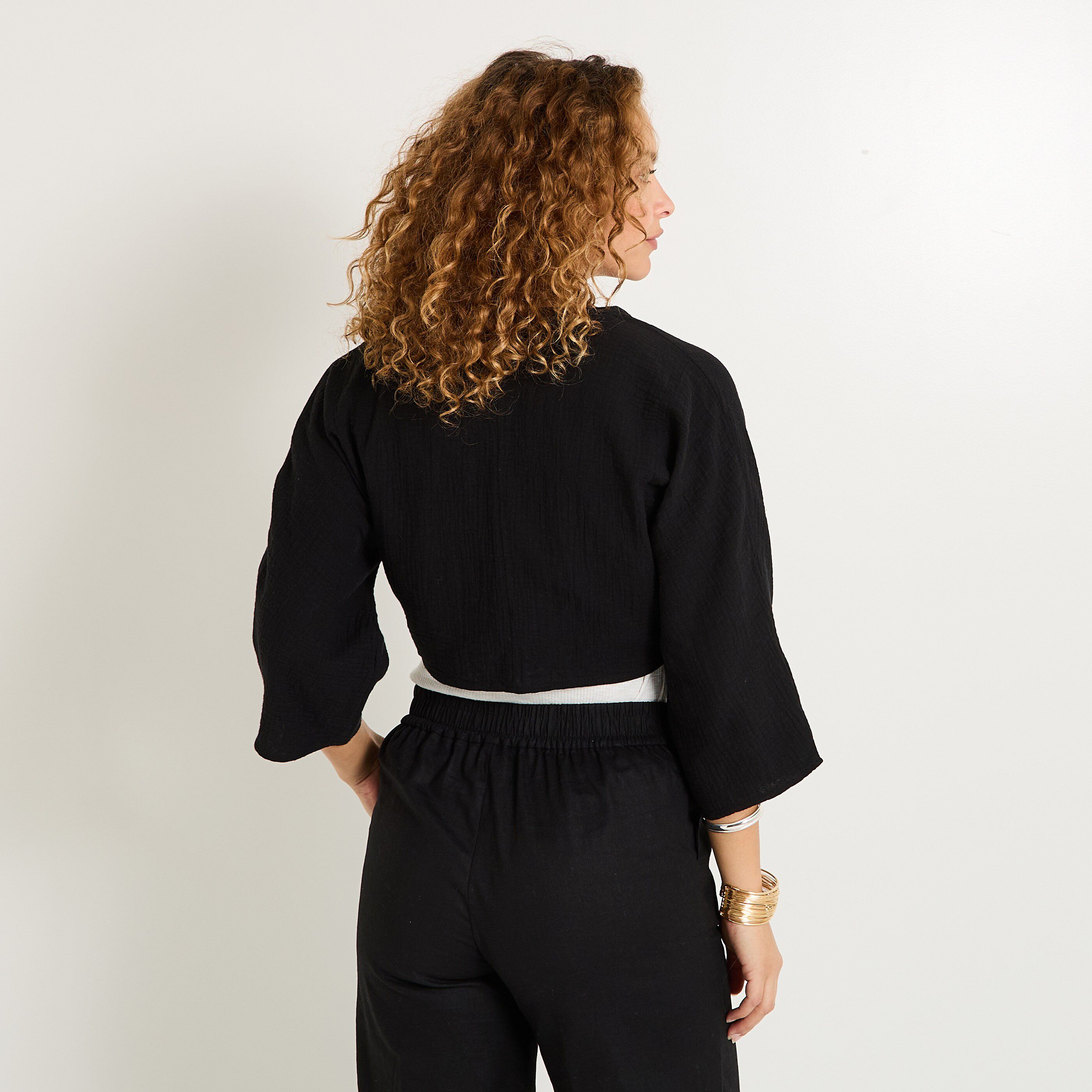 Chemise &agrave; nouer femme