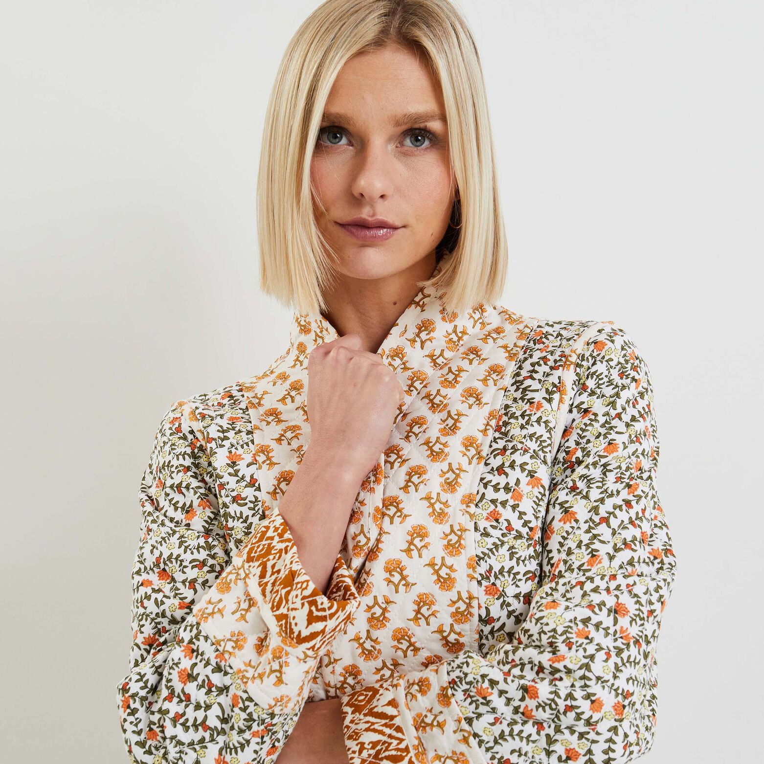 Veste matelassée reversible femme