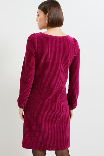 Robe velours femme
