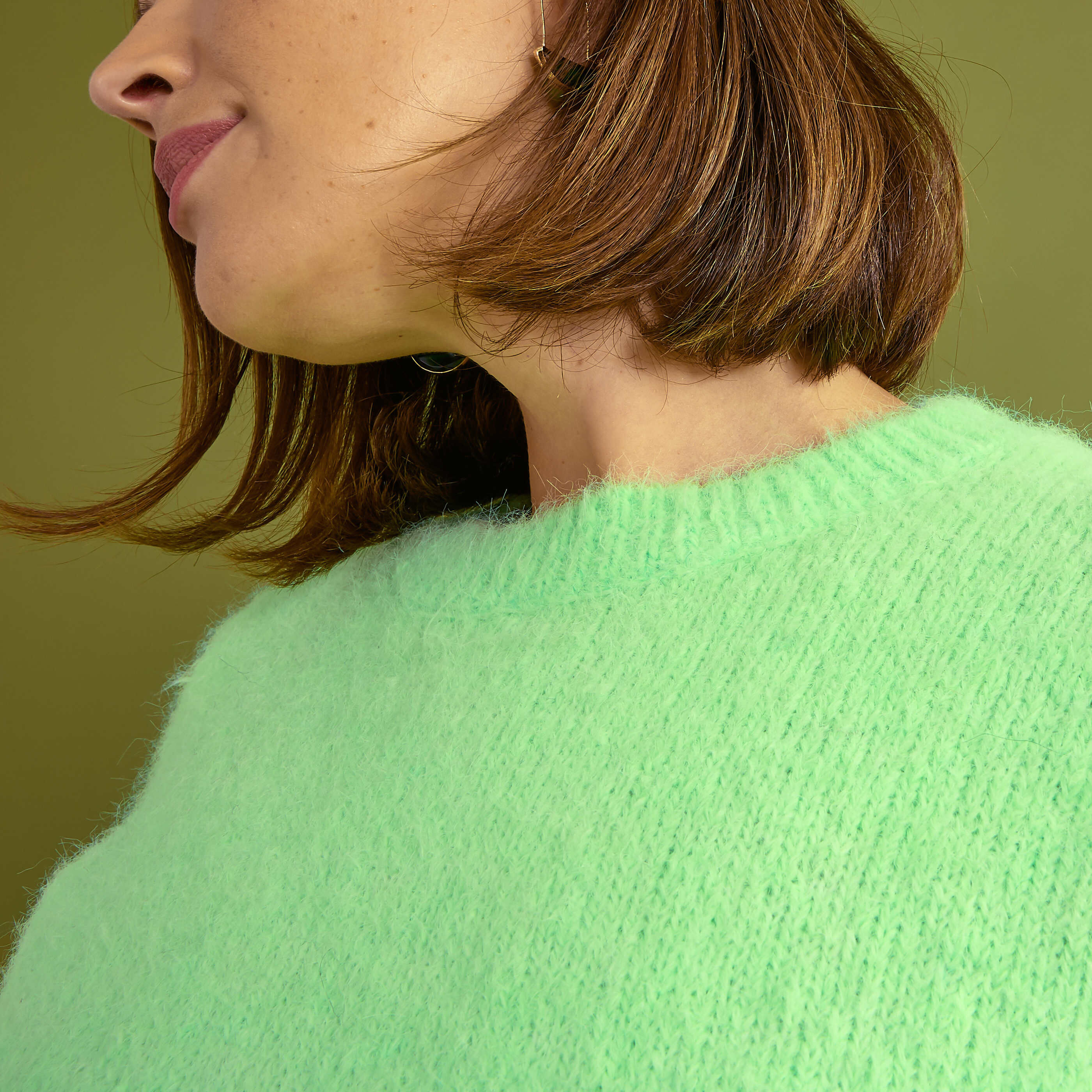 Pull manches courtes femme