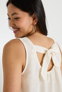 Top col rond femme
